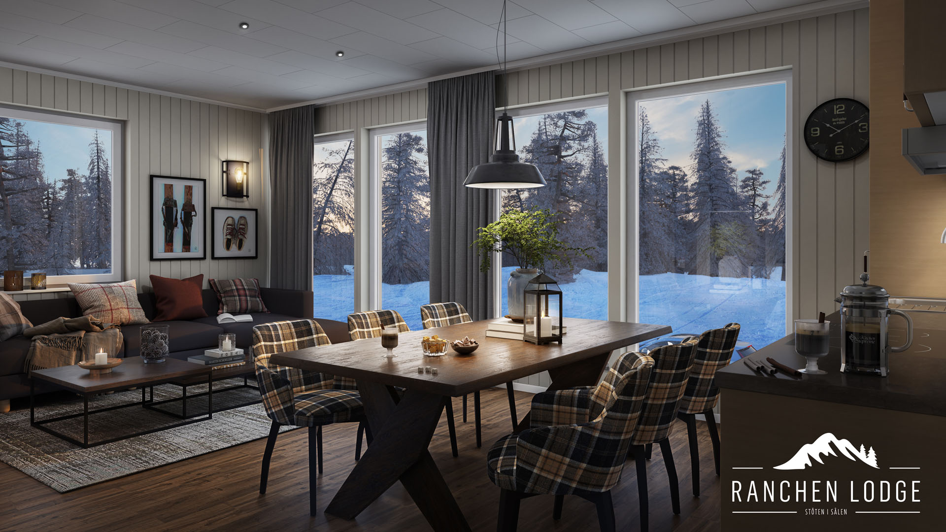 Ranchen Lodge - Vardagsrum